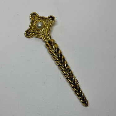 Gold & Pearl Sword Brooch Bloomers and Frocks